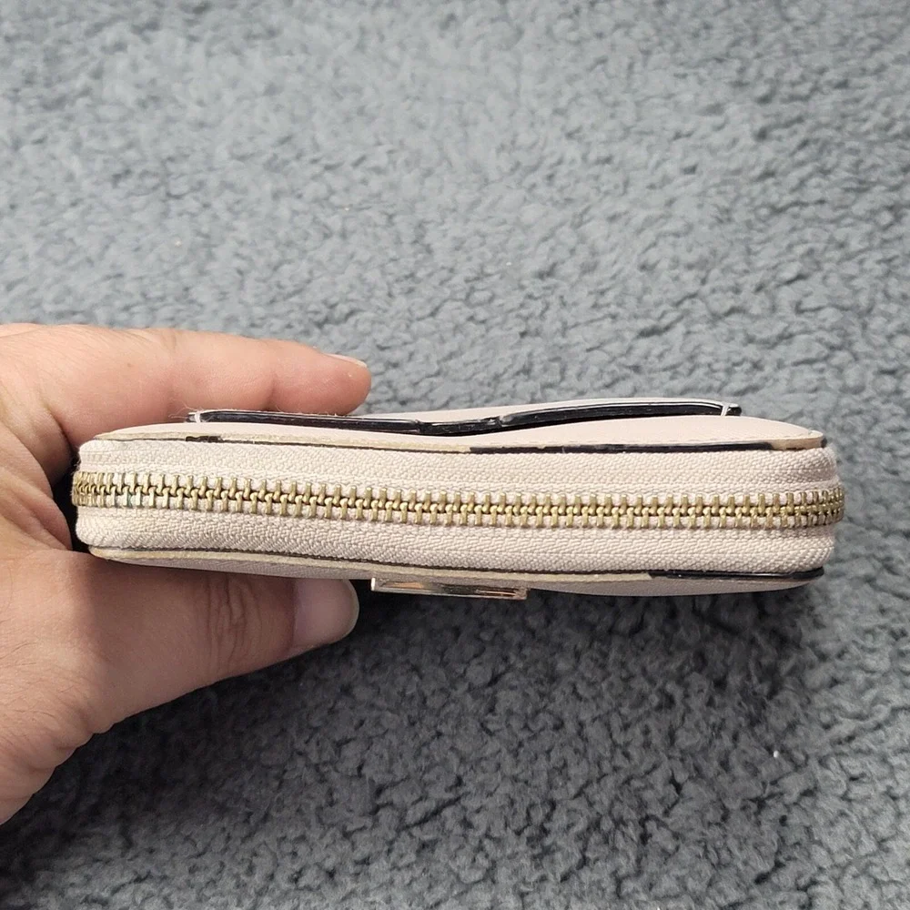Kate Spade New York Wallet Pink Leather Laurel Way‎ Darci Clutch Zip Around NY